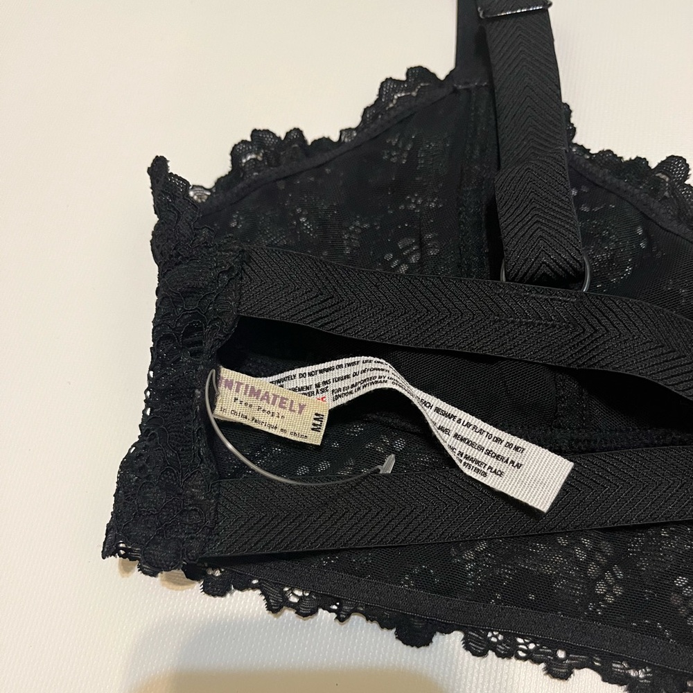 Free People Black Lace Bralette - Picture 3 of 3